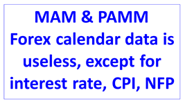forex calendar is useless except for interest rates en